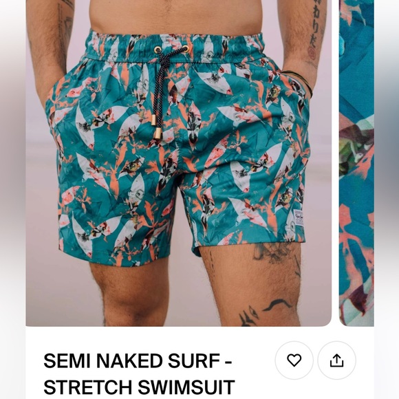 Neptune Stretch Swim Shorts are made with the softest Polyester/Lycra Bl… - Picture 4 of 5